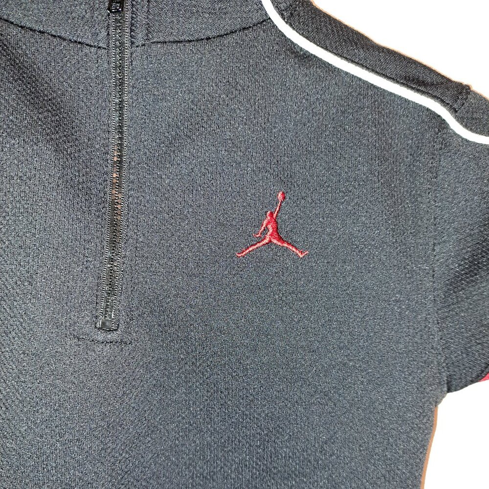 Nike Air Jordan Jumpman short-sleeve 1/4 zip shirt. - Picture 2 of 7